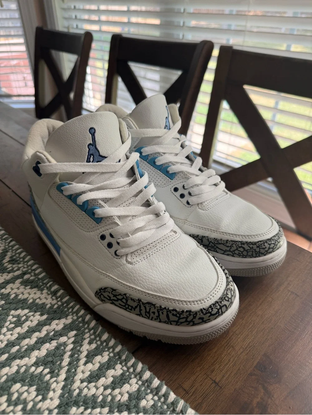 Nike Air Jordan Retro 3 UNC Blue Men’s Sneakers